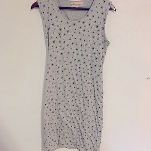 Philosophy Eyeball gray, cotton bubble dress, XS
